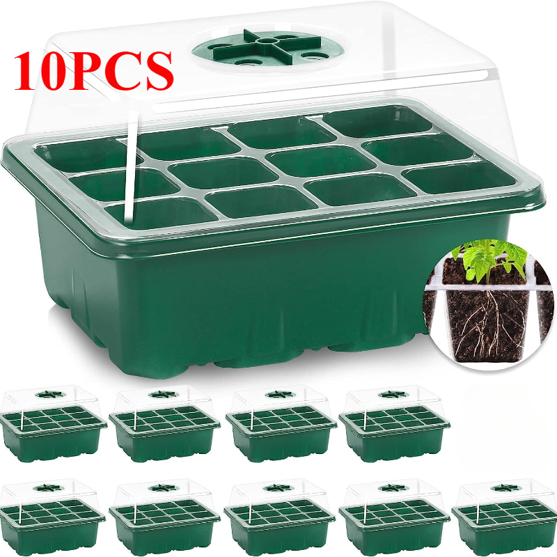 Dome Propagation Kit - 10 pçs bandejas de mudas kit