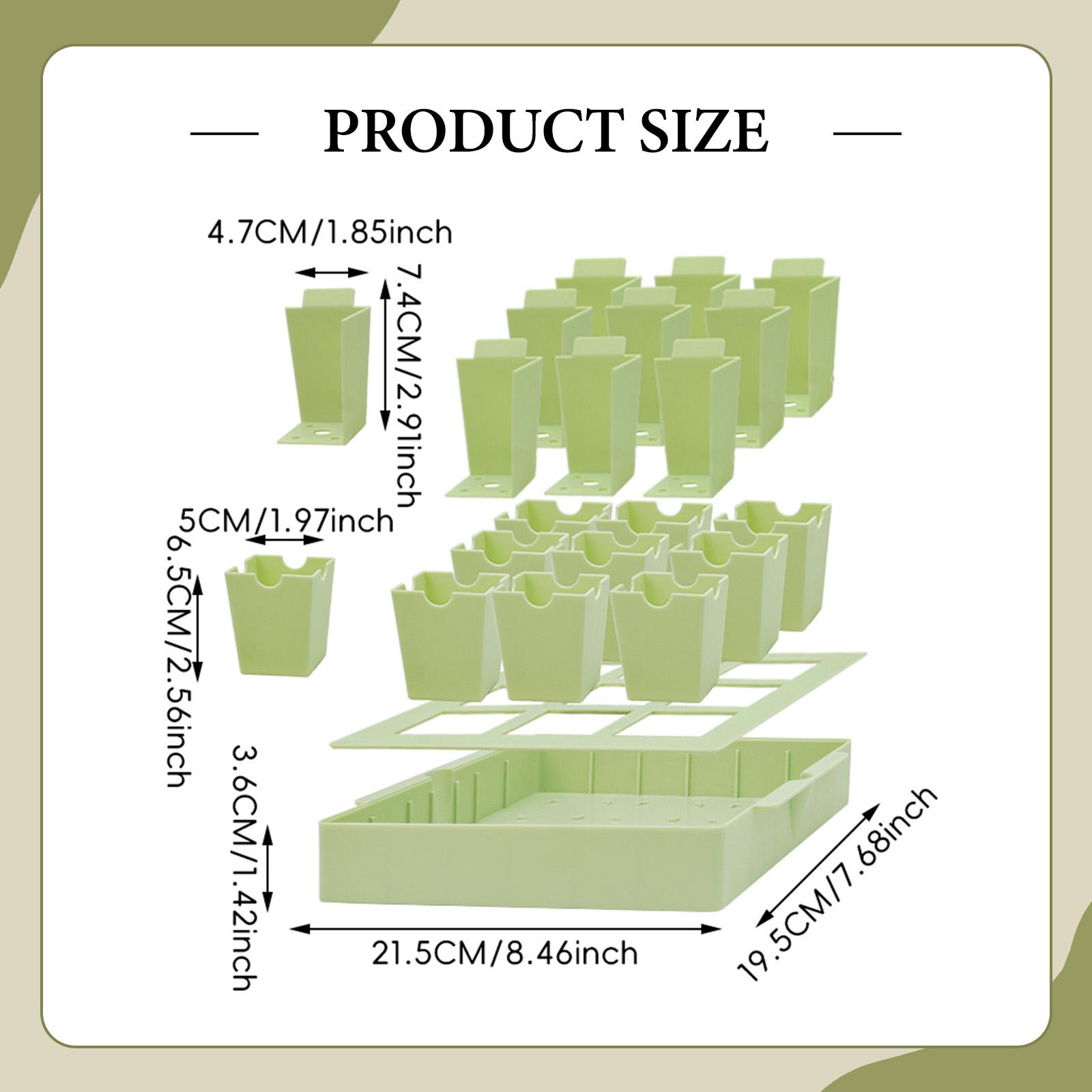 Dome Propagation Kit - Bandeja Reutilizável para Germinação de Plantas,
