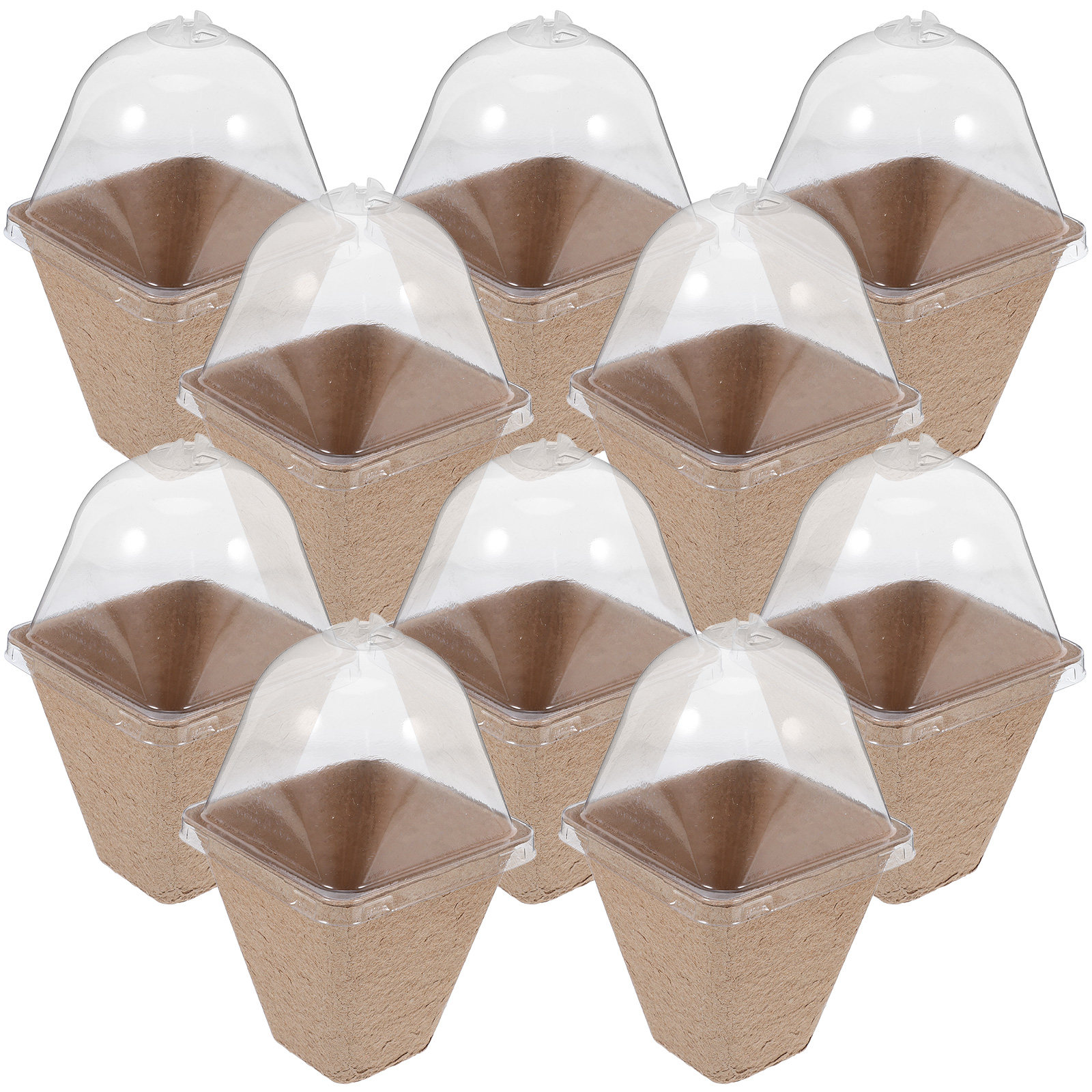 Kit de 10 Vasos Sustentáveis p - Dome Propagation Kit avaliação e preço